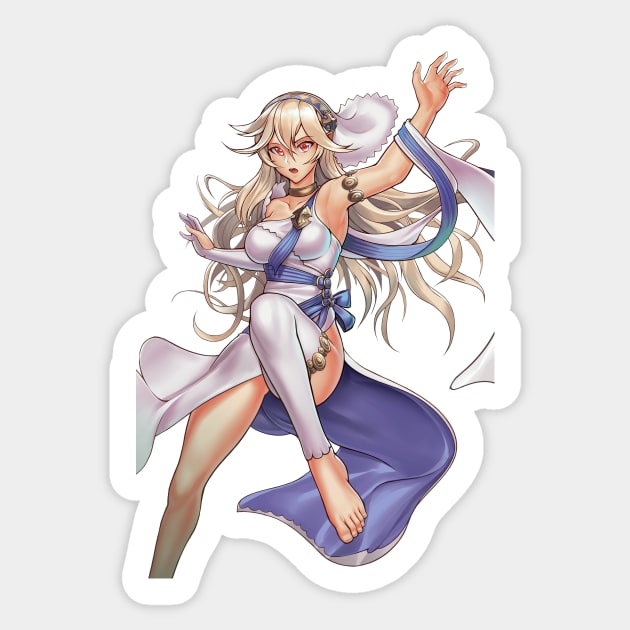 Corrin (Adrift) Sticker by hybridmink